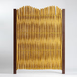 Imitation bamboo woven fence